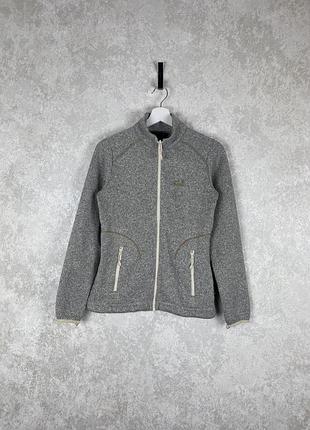 Жіноча трекінгова кофта jack wolfskin outdoor в гарному стані, оригінал xs-s