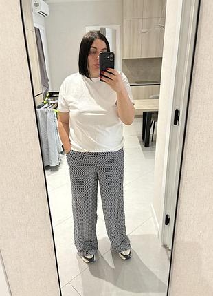 Брюки в підамному стилі zara