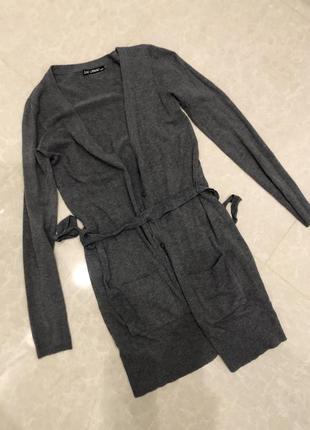 Стильний сірий кардиган
