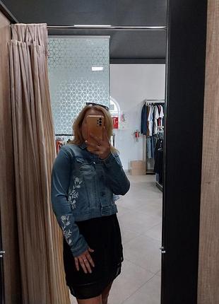 Джинсовка куртка женская размер s