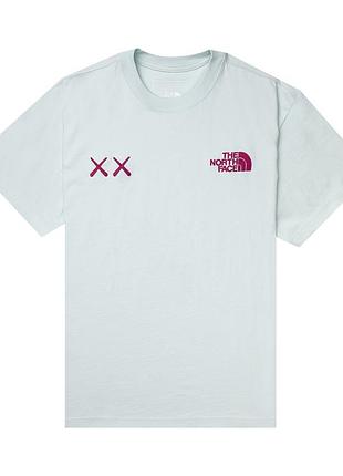 Оригінальна футболка the north face x kaws short-sleeve tee 'ice - blue