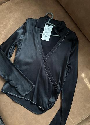 Сатинова блуза zara