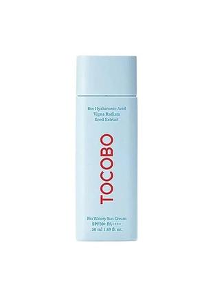 Солнцезащитное увлажняющее крем-молочко tocobo bio watery sun cream spf50+ pa++++, 50 мл