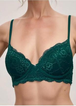 Бюстгальтер балконет зеленого кольору бренду lingerie