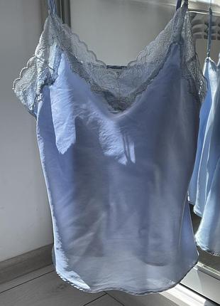 Шовковий топ майка на бретельках change lingerie aurora camisole 100% шовк розм. s (оригінал)