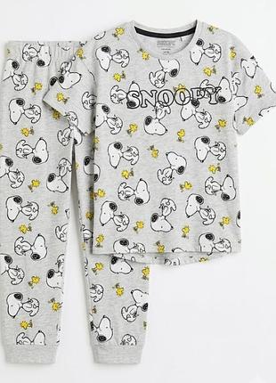 Пижама для девочки peanuts Снужи футболка и штаны bs001314