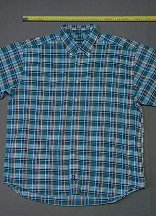 Воротник 40 см dockers size l плотная тенниска в клетку 100% cotton wrinkle free short sleeve made in costa rica
