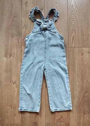 Детский джинсовый комбинезон lcw baby (lc waikiki), р.98-104 см