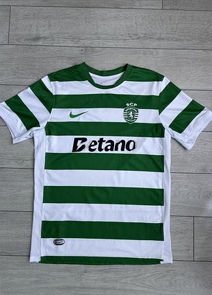 Футбольная футболка джерси спортинг лесабон португалия найк sporting lisbon clube de portugal nike football soccer jersey size l л размер