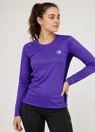 Спортивний лонгслів karrimor run (xlite) жіночий, фіолетовий, розмір s
