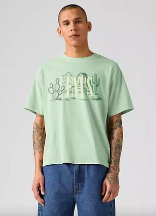 Футболка мужская levi's. Цвет: cactus cameo green