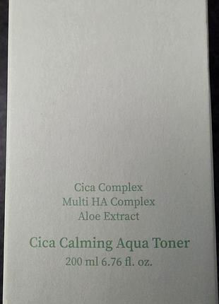 Тонік з центелою tocobo  cica calming aqua toner
