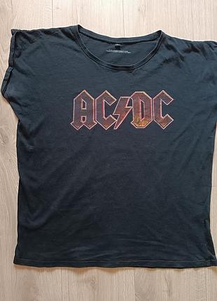 Женская футболка ac/dc/мерч