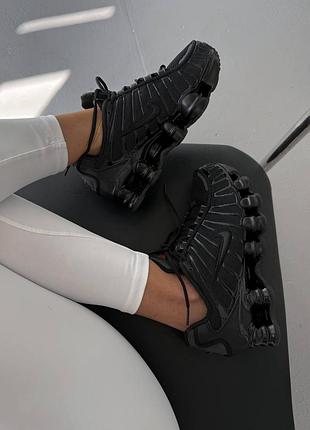 😍 кросівки жіночі nike shox tl black