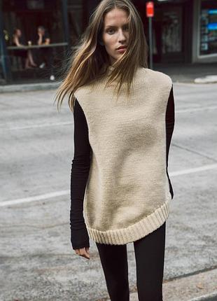Zara вʼязаний жилет