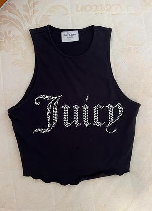 Чорний топ juicy couture