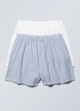 Набір чоловічих шортів боксерів cos 2-pack cotton boxer shorts / l