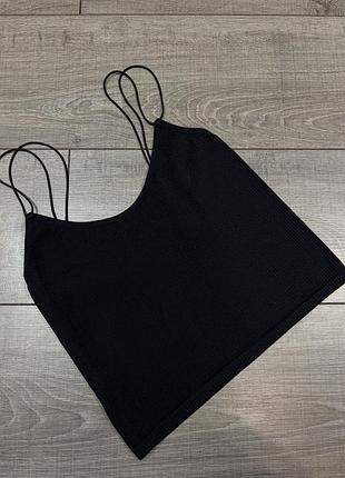 Базовий топ в рубчик zara