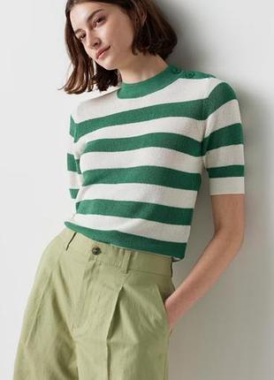 Жіноча кофта з коротким рукавом від  бренду  uniqlo x comptoir des cotonniers).