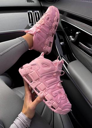 😍 кросівки жіночі nike uptempo pink foam