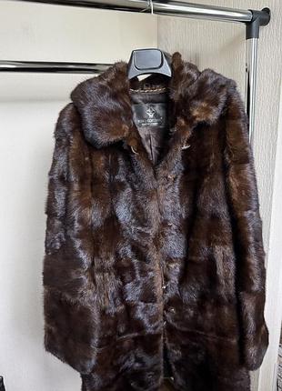 Норкова шуба-трансформер з капюшоном hero costume (38/s-m)