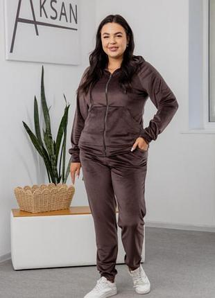 Велюровый костюм  s(42-46), m(46-50), l(48-52), xl(50-54)