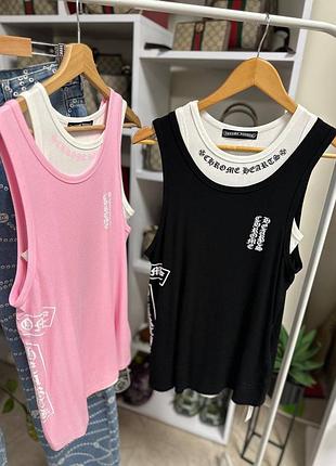 Майкатоп футболка chrome hearts