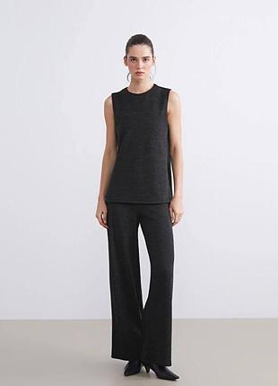 Трикотажний топ безрукавка zara