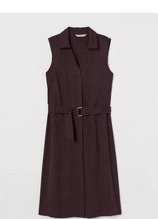 H&m, натуральна, сукня, плаття, міді