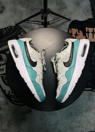 Кросівки nike air max sc, розмір 42, білі/бірюзові