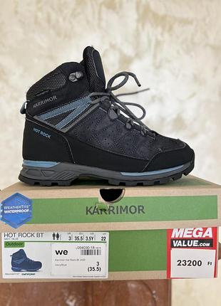Дитячі зимові черевики 35 р 22 karrimor см водонеп. зимове взуття ботинки чоботи