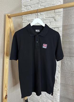 Чоловіча оригінальна футболка поло diesel  t-katch patch polo l