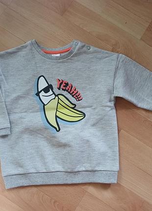 Світшот h&m 12-18 banana