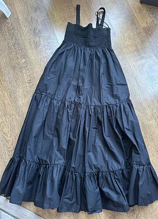 Сукня максі, чорного кольору zara