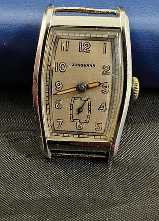 Винтажные мужские/женские часы junghans 1930-40х гг. cal. 86 art deco