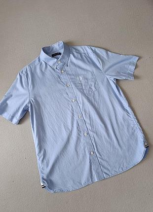 Сорочка / рубашка fred perry short sleeve oxford (l)