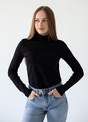Гольф водолазка черный рубчик гг 48-50 primark