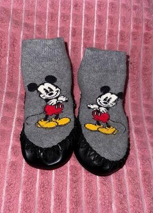 Дитячі шкарпетки-тапочки disney mickey mouse 🐭