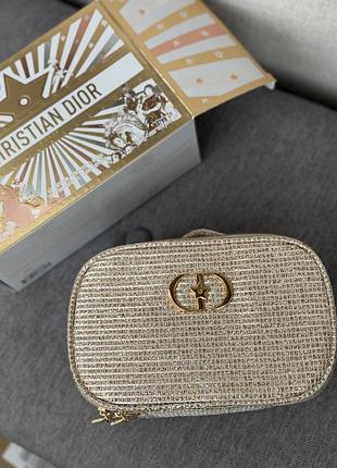 Косметичка dior оригінал нова діор сумочка клатч міні сумка
