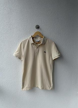 Базове кремове поло lacoste