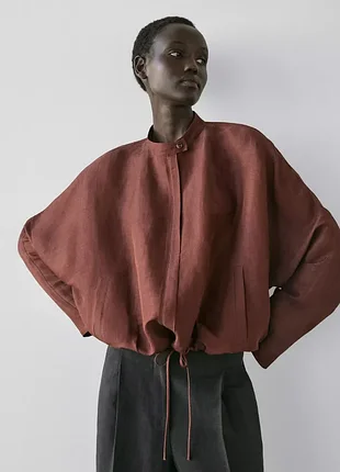 Куртка шовкова massimo dutti
