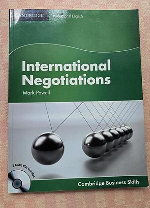 Книга international negotiations student's book (+cd)
