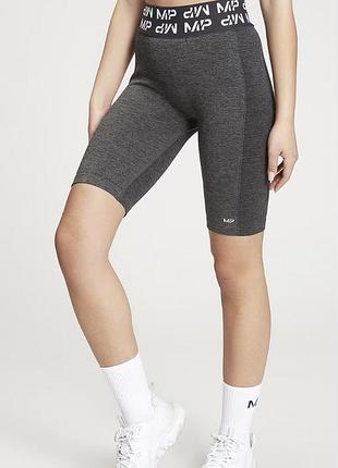 Спортивні безшовні велосипедки myprotein mp curve shorts оригінал s push up