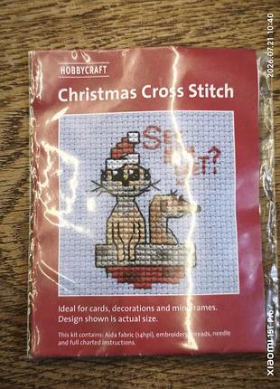 Hobbycraft
christmas cross stitch набор для вышивки мини