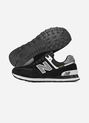 New balance 574 black white