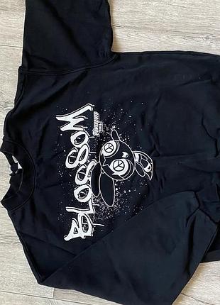 Чорний світшот h&m divided