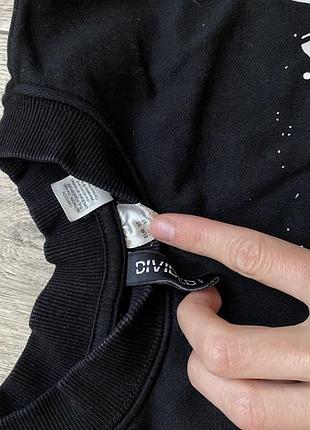 Чорний світшот h&m divided 2