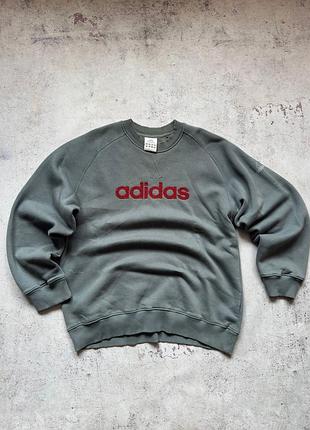 Винтажный свитшот adidas оригинал размер s