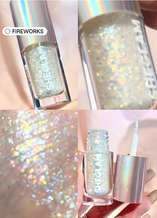 Глітерний лайнер для очей sheglam insta-party glitter liner - fireworks (6242)