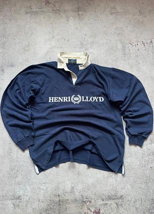 Винтажная регбийка henri lloyd оригинал размер м